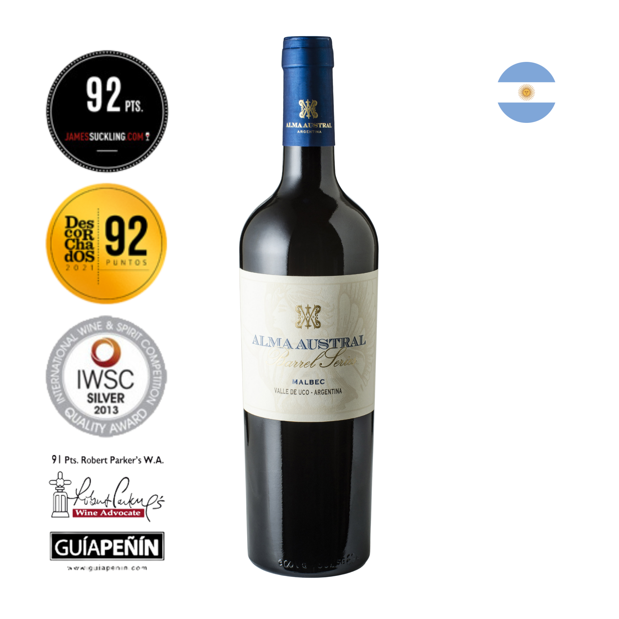 Kit Caixa de Madeira com 4 Vinhos Alma Austral