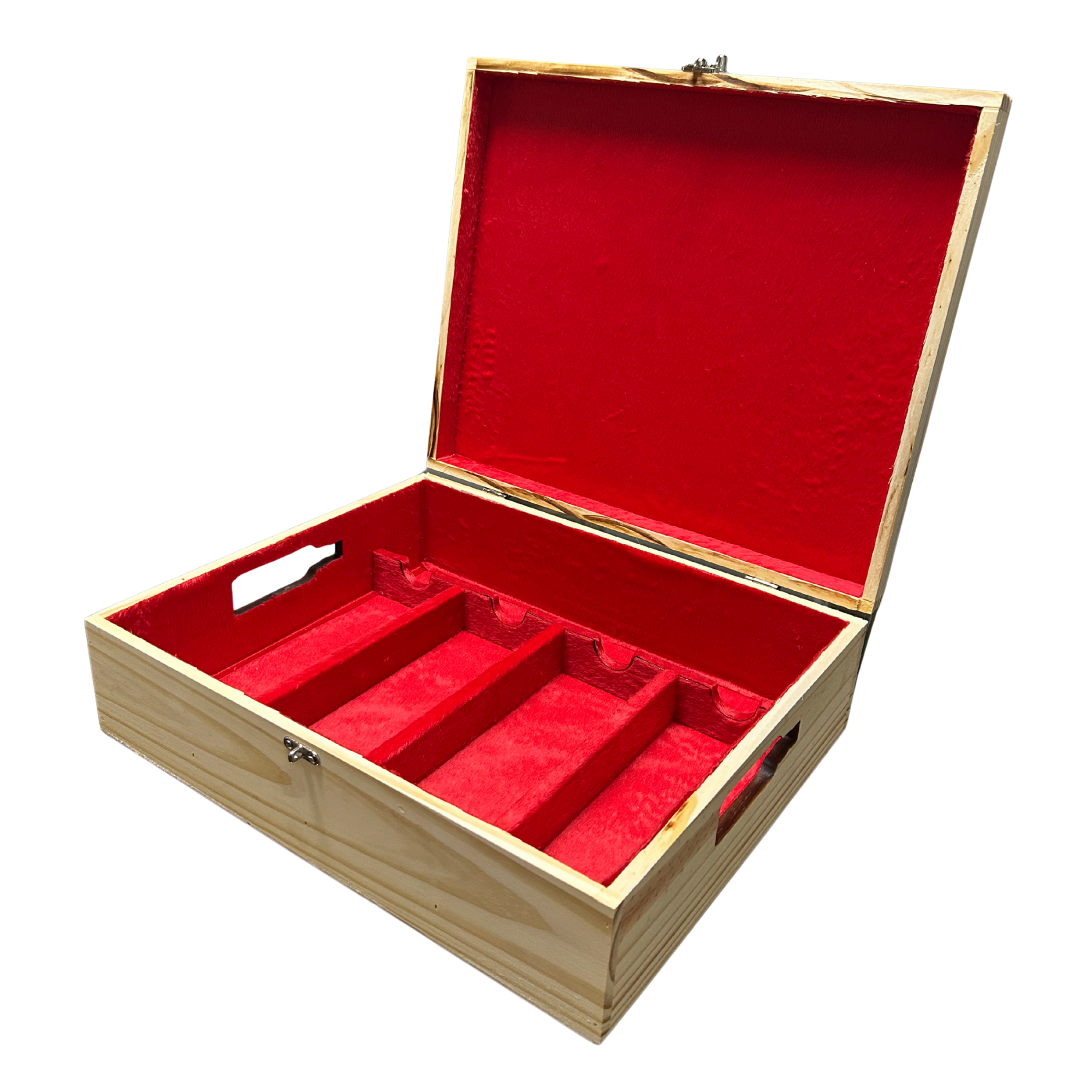 Kit Caixa de Madeira com 4 Vinhos Abbadia Ardenga