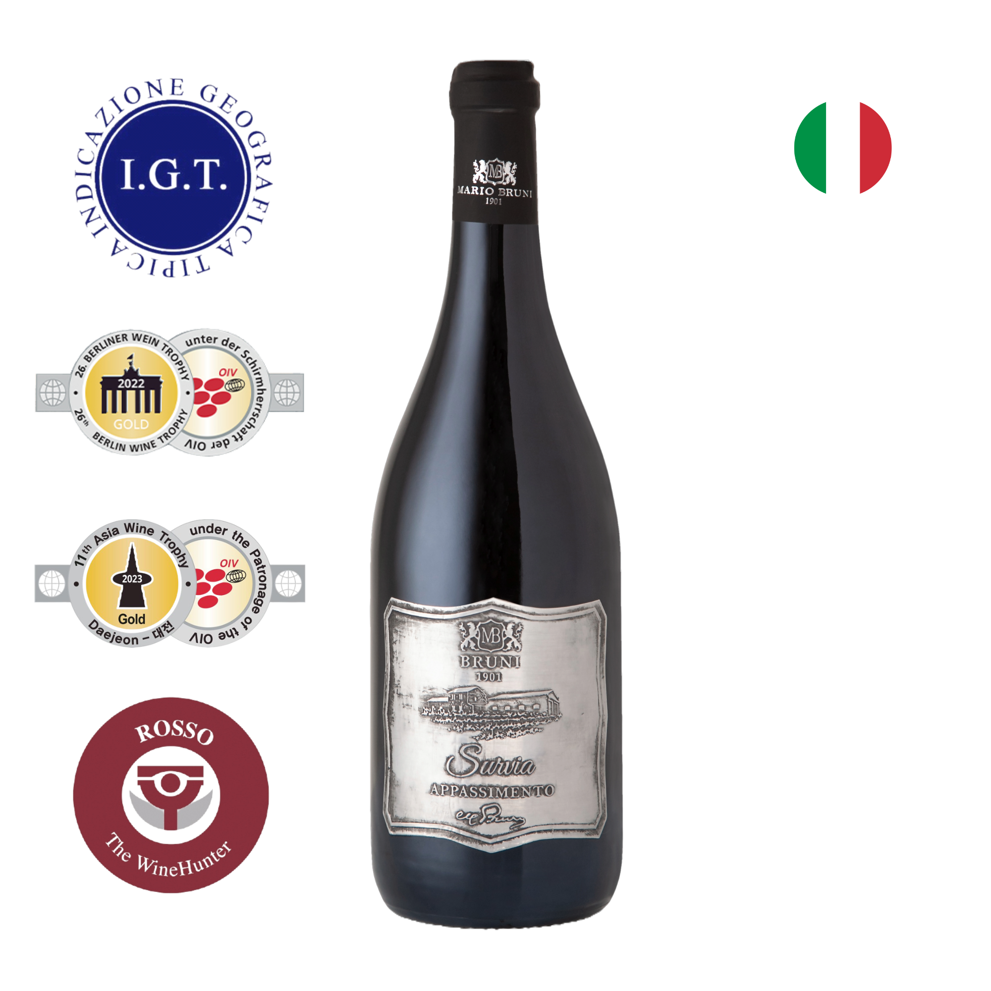 Cantine Bruni Vinho IGT Calabria Rosso Survia 2019