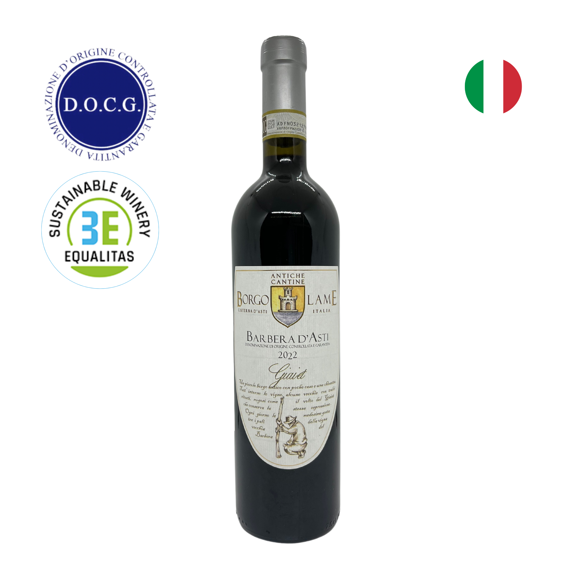 Borgo Lame Vinho Barbera D’Asti DOCG Giaiet