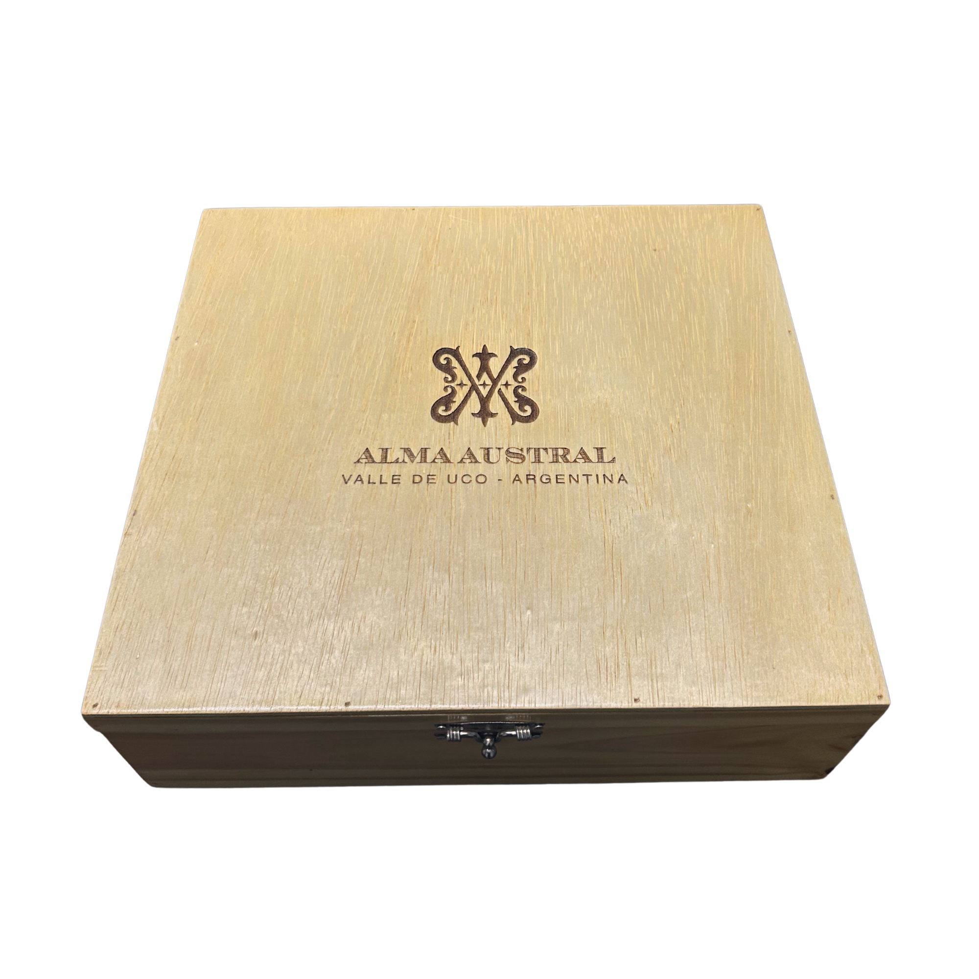 Kit Caixa de Madeira com 4 Vinhos Alma Austral Barrel Series