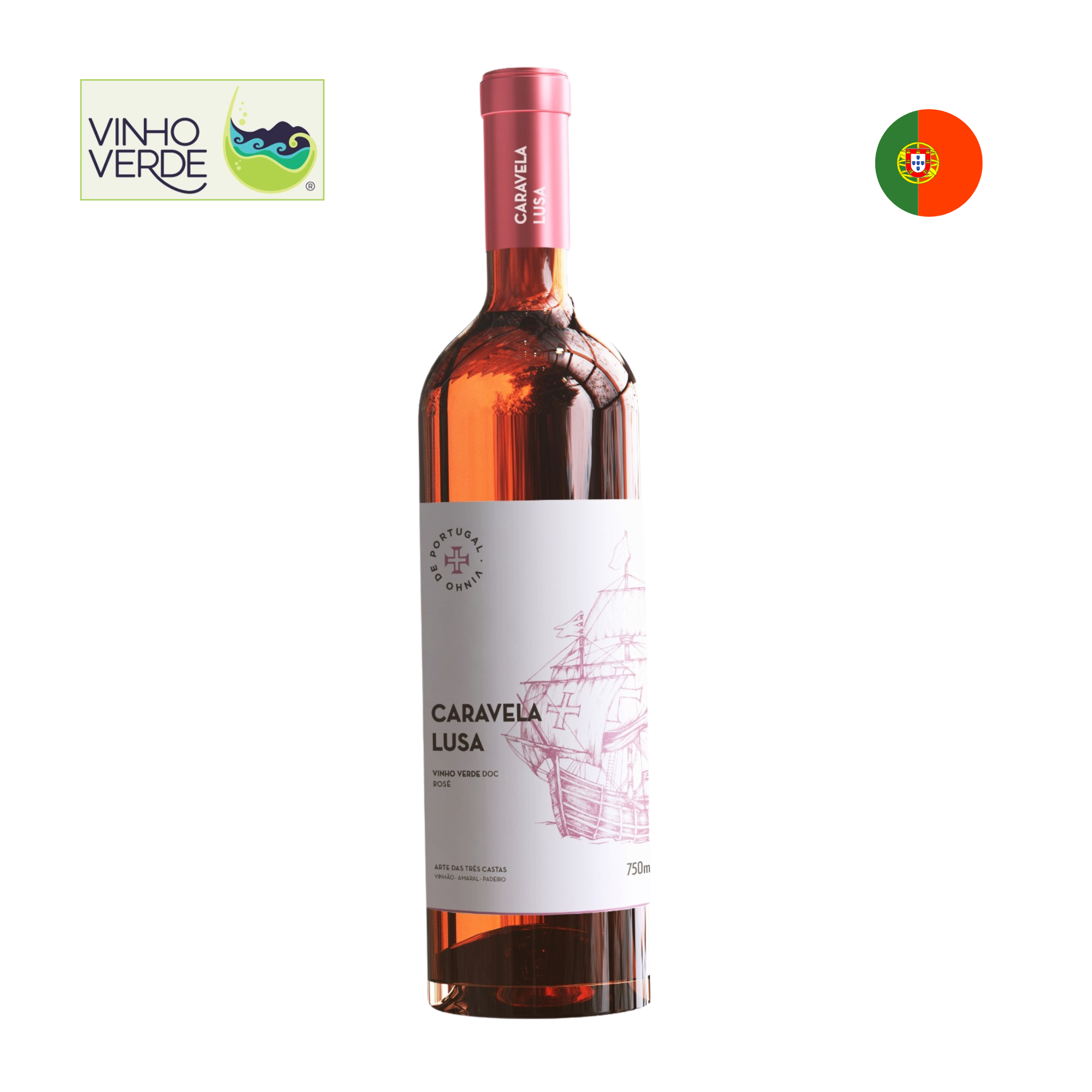 Caravela Lusa Vinho Verde DOC Rosé