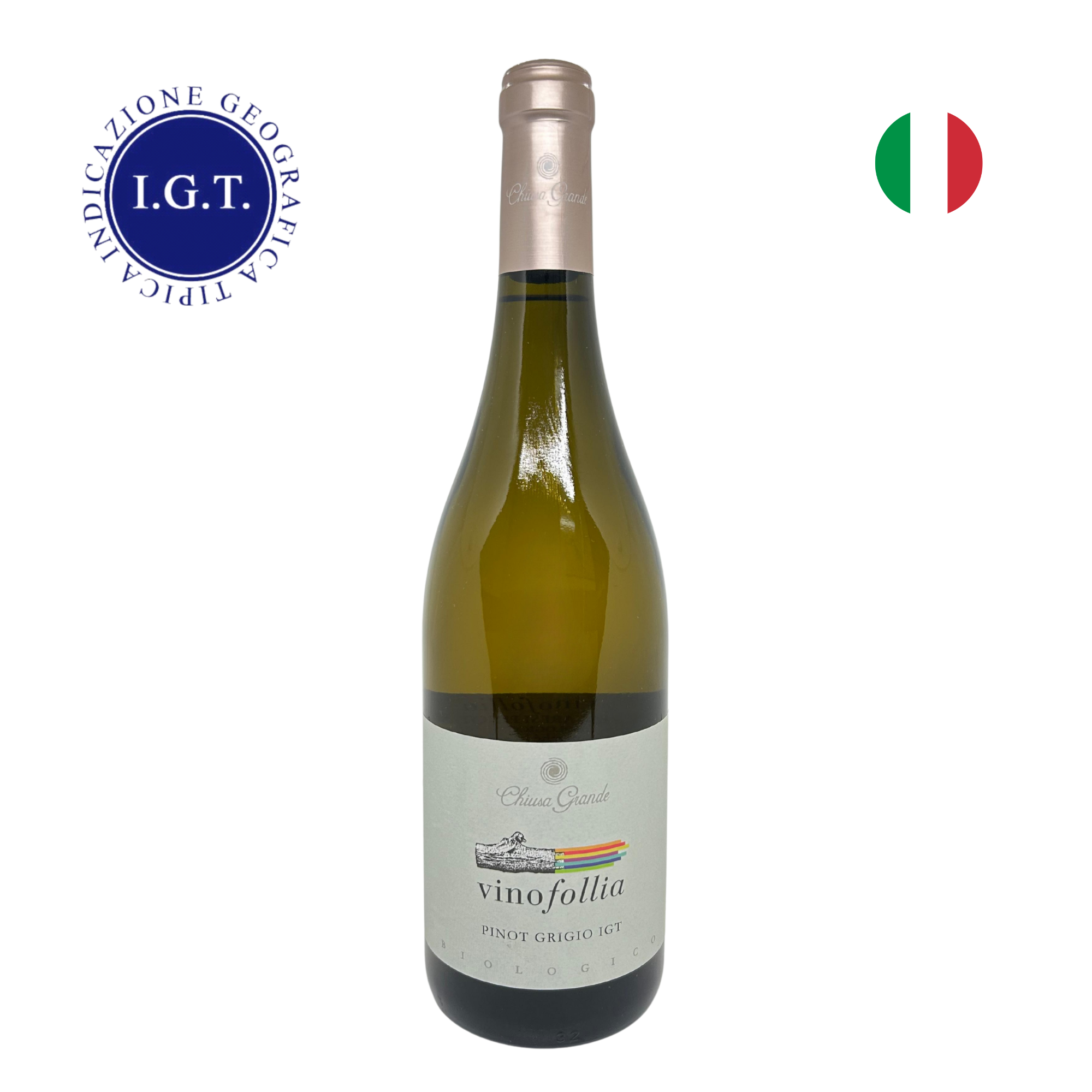 Chiusa Grande Vinho Vinofollia Pinot Grigio IGT