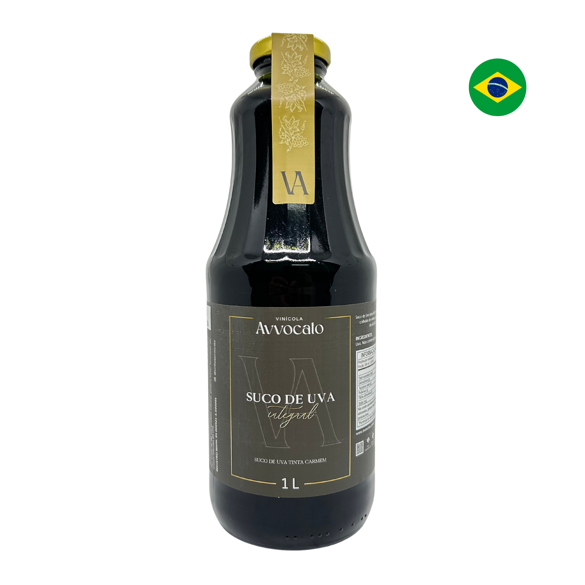 Vinícola Avvocato Suco de Uva Integral 1L