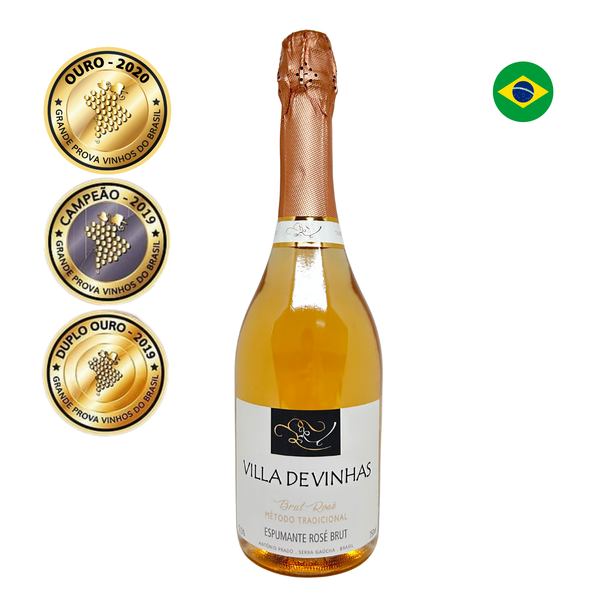 Zanella Villa De Vinhas Espumante Brut Rosé