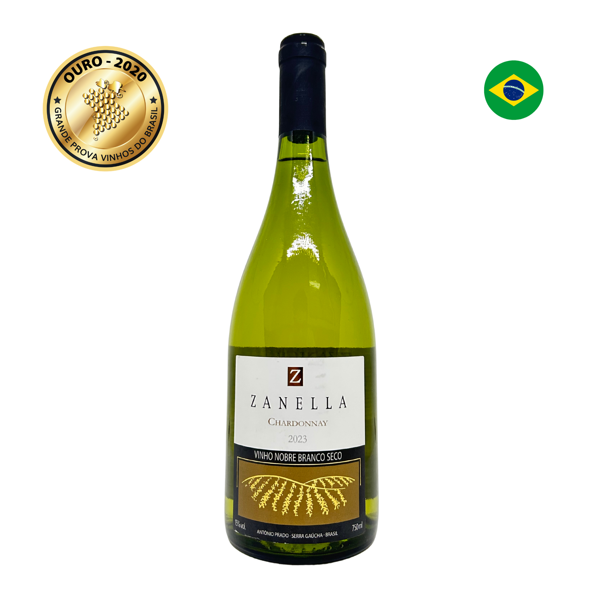 Zanella Vinho Chardonnay 2023 – DÉJÀVINO